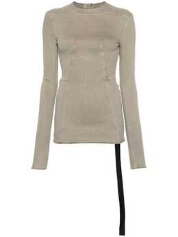 Rick Owens Drkshdw: Серая футболка 