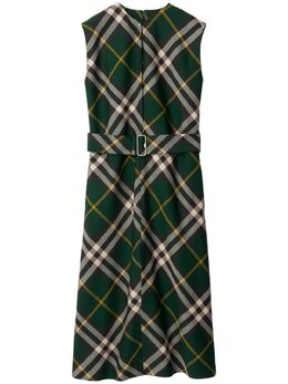 Burberry: Зелёное платье 