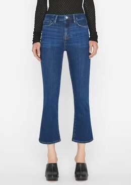 Frame: Короткие джинсы  Le Crop Mini Boot