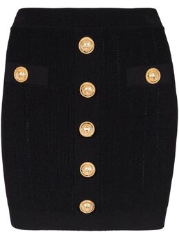 Balmain: Чёрная юбка 