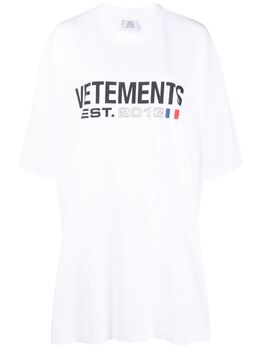 Vetements: Белая футболка 