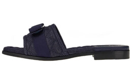 Ferragamo: Синие шлёпанцы 