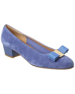 Salvatore Ferragamo: Синие туфли  Vara