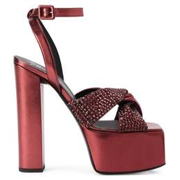 Giuseppe Zanotti: Бордовые сандалии 