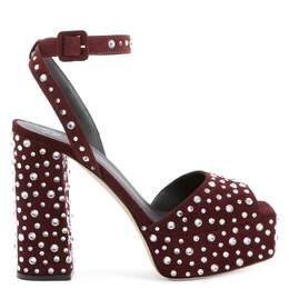 Giuseppe Zanotti: Бордовые сандалии 