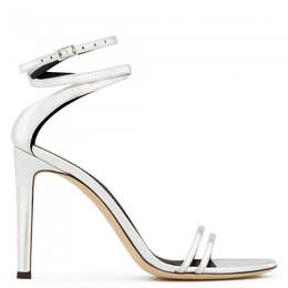 Giuseppe Zanotti: Серебристые сандалии 