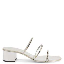Giuseppe Zanotti: Серебристые сандалии 