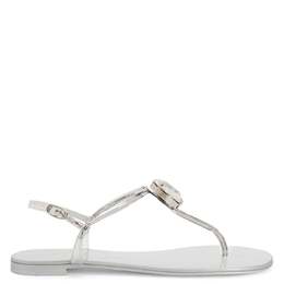 Giuseppe Zanotti: Серебристые сандалии 