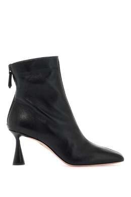 Aquazzura: Чёрные ботинки 