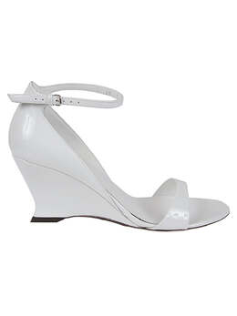 Salvatore Ferragamo: Белые сандалии 