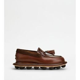Tod's: Коричневые лоферы 