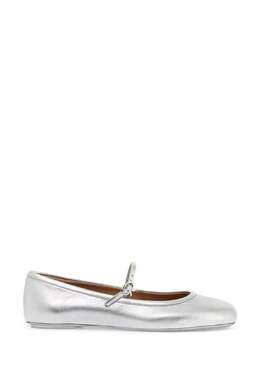 Gianvito Rossi: Серебристые балетки 