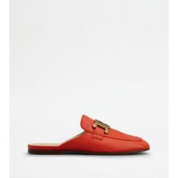 Tod's: Красные сабо 