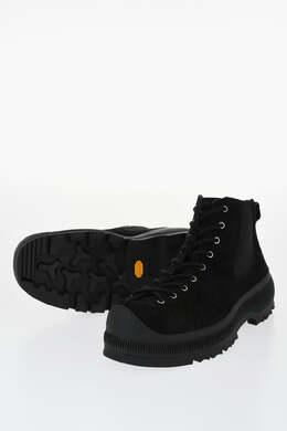 Jil Sander: Чёрные ботинки  Vibram