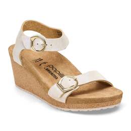 Birkenstock: Серебристые сандалии 
