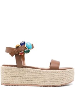 Gianvito Rossi: Коричневые сандалии 