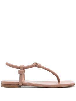 Gianvito Rossi: Бежевые сандалии 