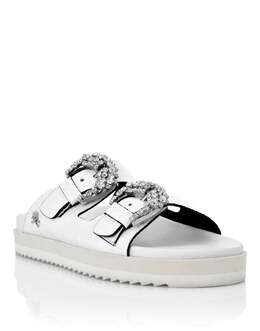 Philipp Plein: Белые сандалии 