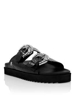 Philipp Plein: Чёрные сандалии 