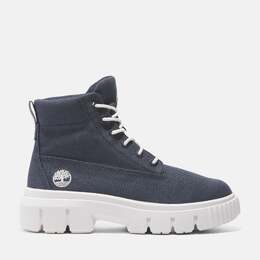 Timberland: Тёмные ботинки 
