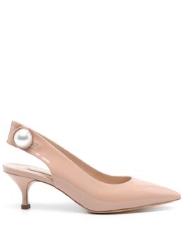 Casadei: Бежевые туфли 