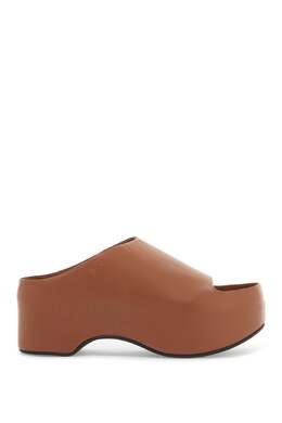 Marni: Коричневые сабо 