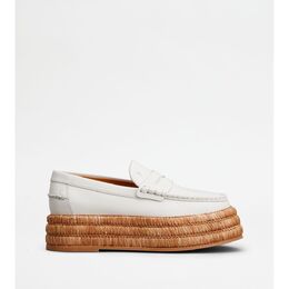 Tod's: Белые мокасины 