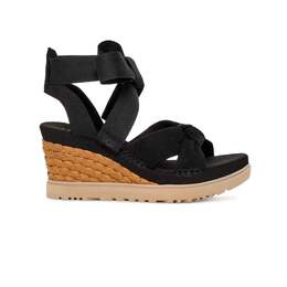UGG: Чёрные сандалии 