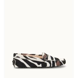 Tod's: Белые мокасины  Gommino