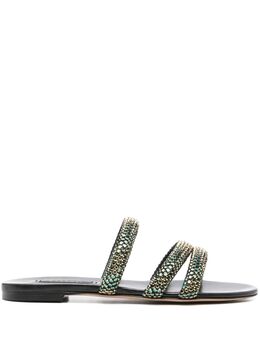 Casadei: Чёрные сандалии 