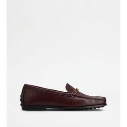 Tod's: Красные туфли  City Gommino