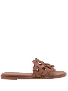 Gianvito Rossi: Коричневые сандалии 