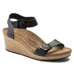 Birkenstock: Чёрные сандалии 