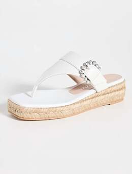 Stuart Weitzman: Белые сандалии 