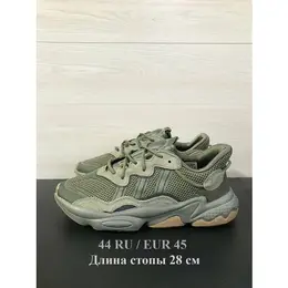 adidas: Зелёные кроссовки 