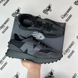 New Balance: Тёмные кроссовки  327