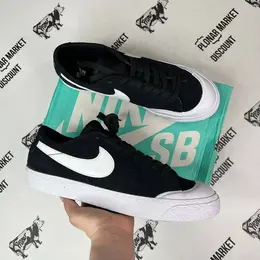 NIKE: Чёрные кеды  SB Zoom Blazer