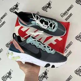 NIKE: Тёмные кроссовки  React Element 55