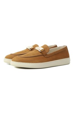 Ferragamo: Коричневые лоферы  Vara