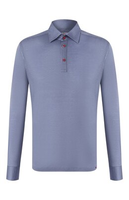 Kiton: Серое поло 
