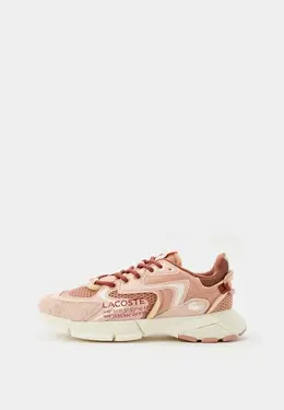 Lacoste: Розовые кроссовки 