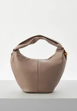 Furla: Бежевая сумка 