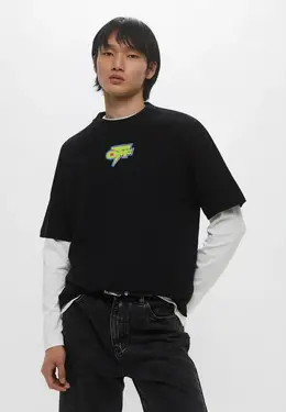 Off-White: Чёрная футболка 