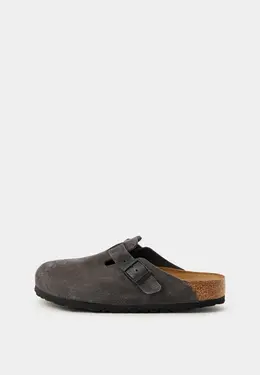 Birkenstock: Серые сабо 