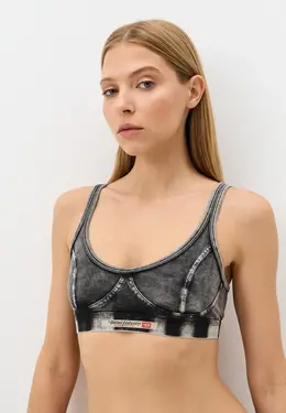 Diesel: Серый бюстгальтер 