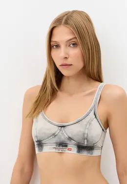Diesel: Серый бюстгальтер 