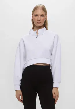 Armani Exchange: Белая толстовка 
