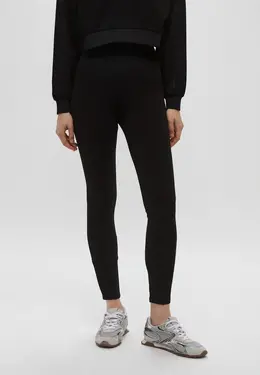 Armani Exchange: Чёрные легинсы 