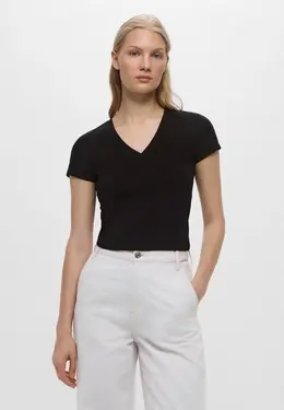 Armani Exchange: Чёрная футболка 