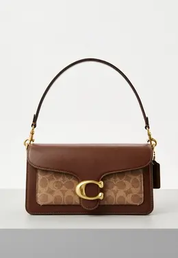 Coach: Коричневая сумка 
